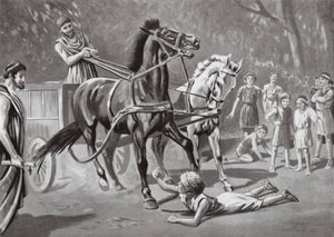 Alkibiades trotzt dem Fuhrmann