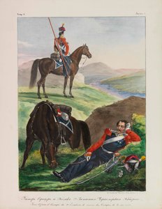 Offizier des Schwarzmeer-Kosaken-Geschwaders Uniformen der russischen kaiserlichen Armee
