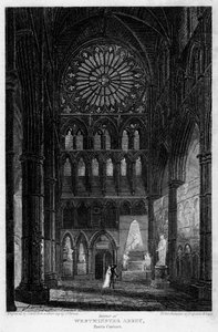 Poets Corner, Westminster Abbey, London, 1815 von Lewis