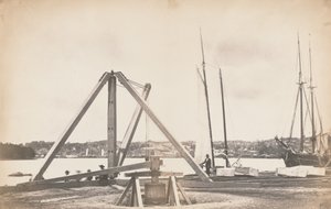 Bau des Washington-Aquädukts von Lewis Emory Walker