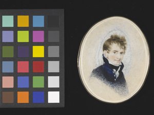 Porträt von Paul Peckham, ca. 1810-1820