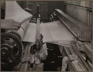Webstuhl von vorne von Lewis Wickes Hine