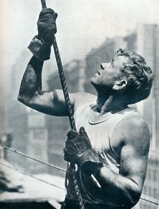 Das Empire State Building: Wolkenkratzer-Arbeiter, ca. 1931