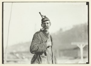 Walisischer Kohlenbergmann, West Virginia Mine von Lewis Wickes Hine