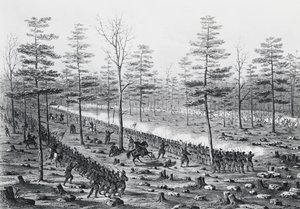 Schlacht am Stone River oder Schlacht von Murfreesboro, 31. Dezember von Unbekannt Unbekannt