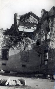 Schäden im Alcazar von Toledo nach der Belagerung