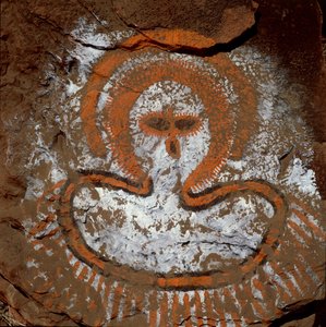 Darstellung von Wandjina, Australien von Unbekannt Unbekannt