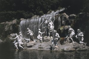 Italien, Region Kampanien, Caserta, Königspalast, Diana-und-Actaeon-Brunnen