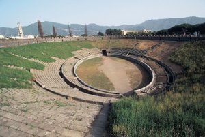 Italien, Region Kampanien, Pompeji, Amphitheater