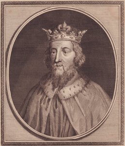 Porträt von Alfred dem Großen (849-889), König von Wessex, Vereinigtes Königreich, Kupferstich von John Goldar (1729-1795) von Unbekannt Unbekannt