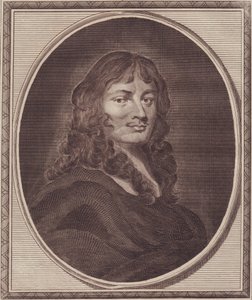 Porträt des englischen Politikers Sir William Temple (1628-1699), Kupferstich von John Goldar (1729-1795) nach einem Gemälde von P. Lely von Unbekannt Unbekannt