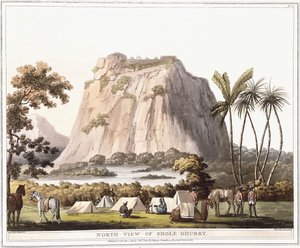 Nordansicht von Shole Ghurry, 1805