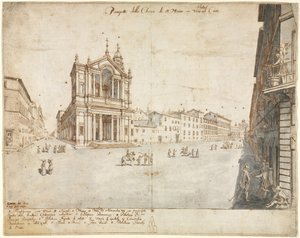Achtzehn Ansichten von Rom: Santa Maria in Via Lata