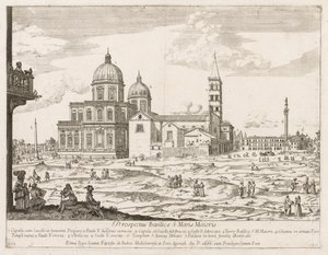 Santa Maria Maggiore aus "Prospectus Locurum Urbis Romae Insign[ium]"