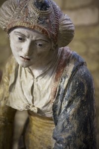 Heilige Frau mit Haube von Ligier Richier