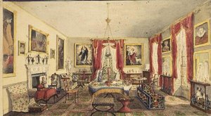 Das Wohnzimmer in Aynhoe