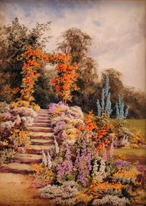 Garten mit Treppen von Lilian Stannard