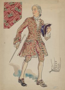 Anzug für Männer, ca. 1936 von Lillian Causey