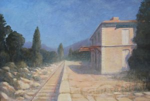 Bahnhof Entraigues, Provence