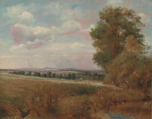 Landschaft bei Hampstead, mit Harrow in der Ferne
