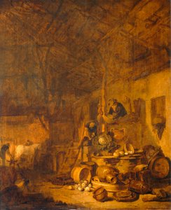 Scheuneninneres von Lionel Hamilton Renwick