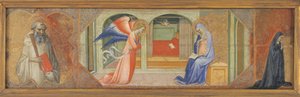 St. Benedikt - Die Verkündigung - Eine kniende Nonne von Lippo di Andrea