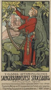Sängerbundesfest Straßburg, 1905