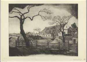 Bauernhof mit Vieh in Holland