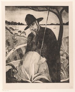 Korsischer Hirte von Lodewijk Schelfhout (signed by artist)