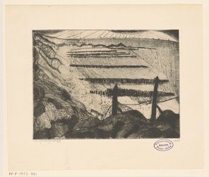 Strand von Domburg von Lodewijk Schelfhout (signed by artist)
