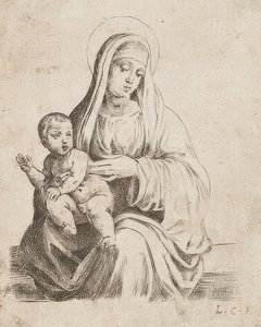 Die schöne, kleine Madonna des Giacomo Francia von Lodovico Carracci