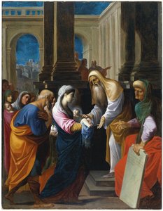 Die Darstellung im Tempel von Lodovico Carracci