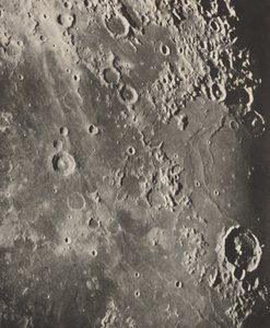 Mondfotografie Capuanus - Bouillaud - Gassendi von Loewy et Puiseux