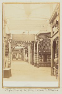 Perspektive der Galerie der Freien Künste von Léon and Lévy