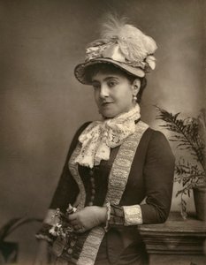 Adelina Patti, italienische Operndiva, 1882 von London Stereoscopic and Photographic Co