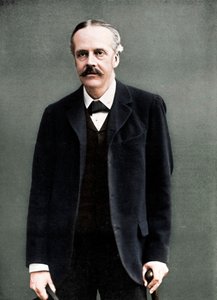 Arthur James Balfour, 1. Earl of Balfour, britischer Staatsmann und Premierminister, 1912 von London Stereoscopic and Photographic Co