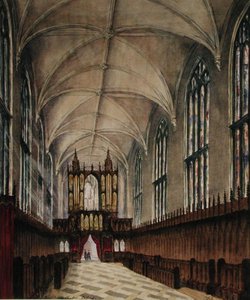 Innenraum der New College Kapelle nach späteren Änderungen im 18. Jahrhundert, ca. 1870