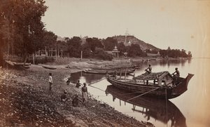 Boote in Ava, Burma von Lord Henry Rawlinson