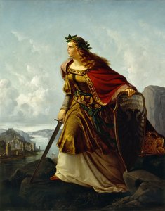 Germania wacht am Rhein von Lorenz Clasen