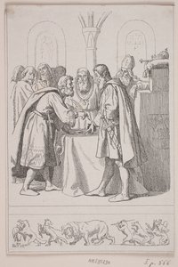Illustration zu "Kristoffer der Zweite. Der vollständige Zerfall des Reiches" von Lorenz Frølich