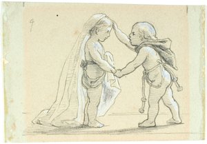 Vignette mit zwei Kindern
