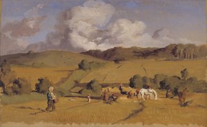 Landschaft bei Holmstrup, Seeland von Lorenz Frølich