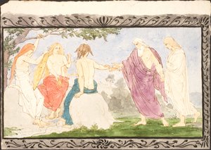 Mythologische Szenen und Skizzen