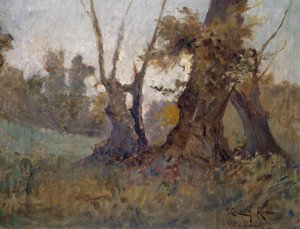 Villa Borghese, von Lorenzo Cecconi, Italien, 20. Jahrhundert