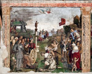 Leben der hl. Cäcilia: Martyrium von St. Valerian und Tiburtius