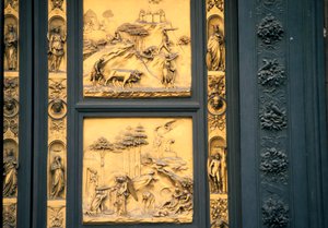 Die Tore des Paradieses, Baptisterium, Florenz, Italien, 1425-1452