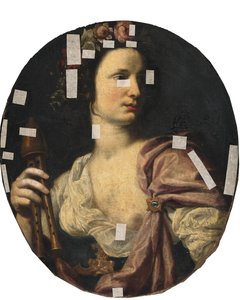 Die Muse Euterpe von Lorenzo Lippi