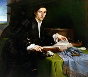 Adeliger, in seinem Studio (nach der Restaurierung)