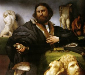 Andrea Odoni (1488-1545) von Lorenzo Lotto
