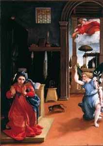 Verkündigung von Recanati von Lorenzo Lotto